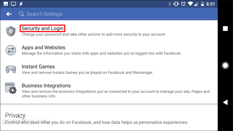 facebook ασφάλεια και σύνδεση