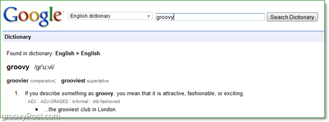 αναζητήστε τις δύσκολες λέξεις σας χρησιμοποιώντας το λεξικό της Google