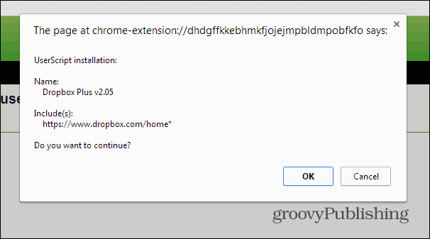 Δομή δέντρου Dropbox Σειρά εγκατάστασης Chrome
