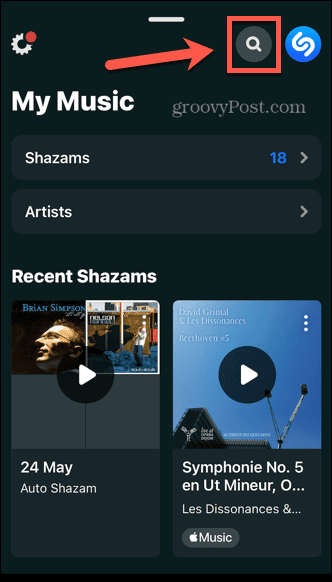 αναζήτηση shazam