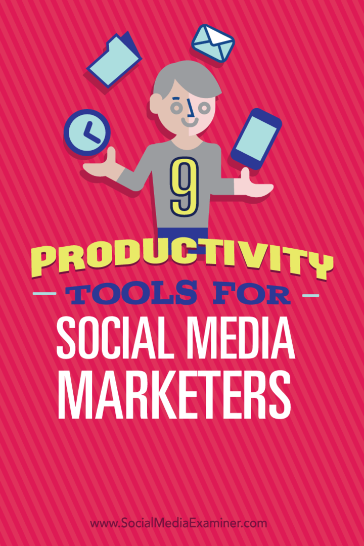 9 Εργαλεία παραγωγικότητας για έμπορους κοινωνικών μέσων: εξεταστής κοινωνικών μέσων
