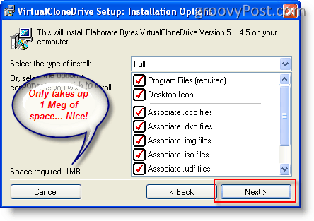 Τοποθετήστε την εικόνα ISO στα Windows XP