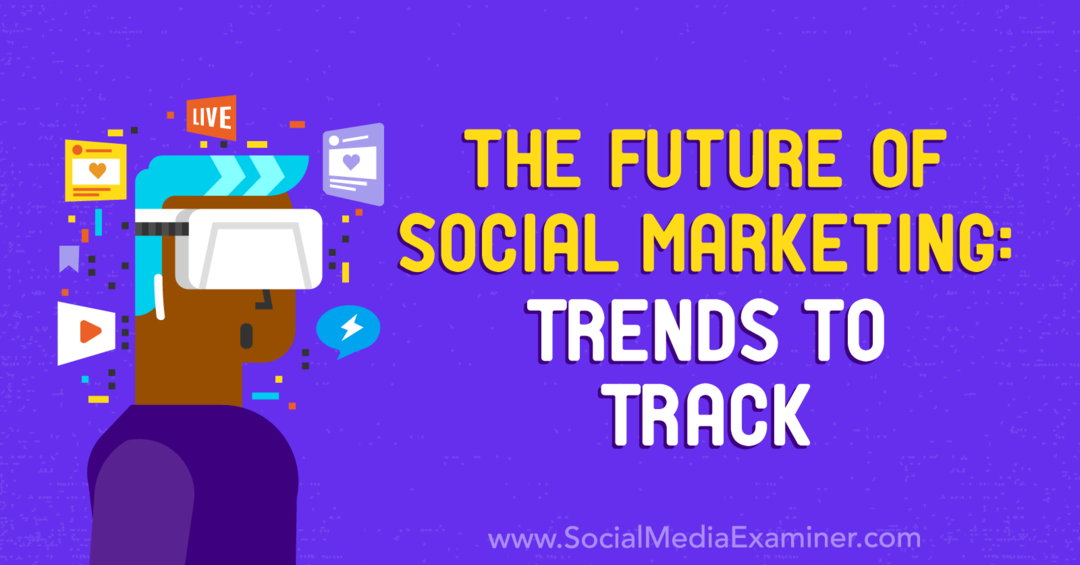 Το μέλλον του κοινωνικού μάρκετινγκ: Τάσεις για παρακολούθηση με πληροφορίες από τον Mark Schaefer στο Social Media Marketing Podcast.