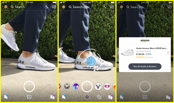 Το Snapchat δοκιμάζει έναν νέο τρόπο αναζήτησης προϊόντων στο Amazon απευθείας από την κάμερα Snapchat.