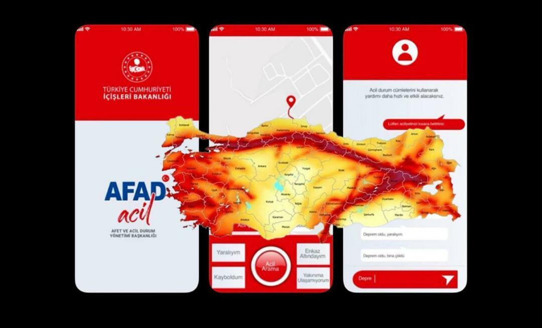 Ο κίνδυνος σεισμού του σπιτιού αμφισβητείται από την εφαρμογή AFAD; Εφαρμογή χάρτη σεισμών από το AFAD