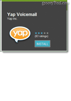 Αποκτήστε το Voicemail για κείμενο δωρεάν στο τηλέφωνο Android με Yap Voicemail