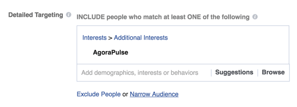 Μπορείτε να στοχεύσετε τις διαφημίσεις σας στο Facebook σε άτομα που ενδιαφέρονται για μια συγκεκριμένη εταιρεία.