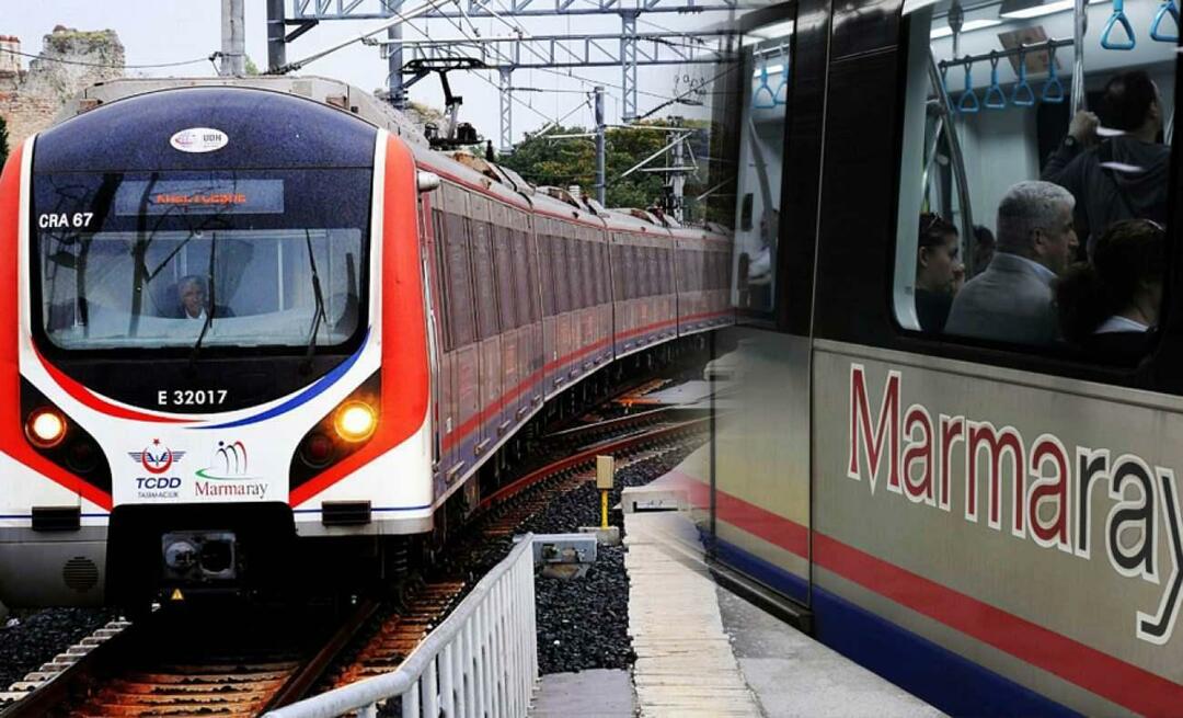 Από ποιες στάσεις περνάει το Marmaray; Πόσο είναι το Marmaray; Εποχές Marmaray