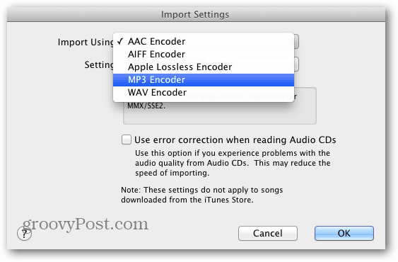 Χρησιμοποιήστε το iTunes για να μετατρέψετε αρχεία μουσικής χωρίς απώλειες σε AAC ή MP3