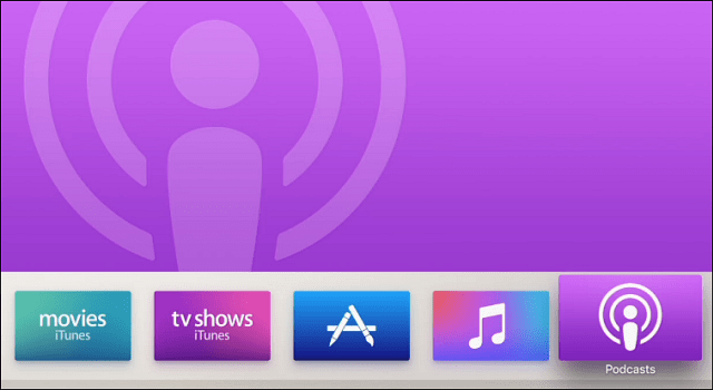 Η εφαρμογή Podcasts έρχεται τελικά στη νέα τηλεόραση Apple (4η γενιά)