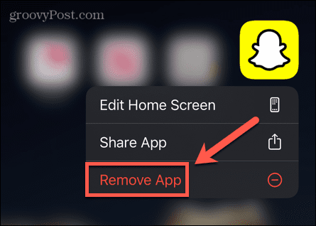 Κατάργηση εφαρμογής snapchat
