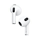 Ασύρματα ακουστικά Apple AirPods (3ης γενιάς) με θήκη φόρτισης MagSafe. Χωρικός ήχος, ανθεκτικός στον ιδρώτα και στο νερό, έως και 30 ώρες διάρκεια ζωής της μπαταρίας. Ακουστικά Bluetooth για iPhone