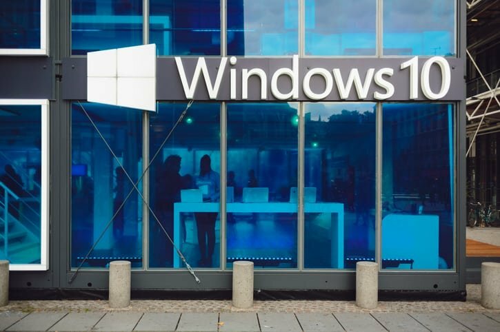 Περίπτερο προβολής Microsoft Windows 10