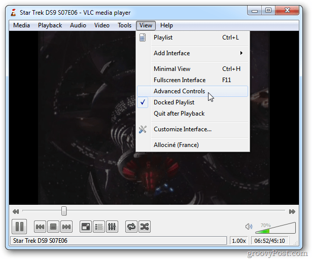 Λήψη στιγμιότυπων οθόνης στο VLC Media Player