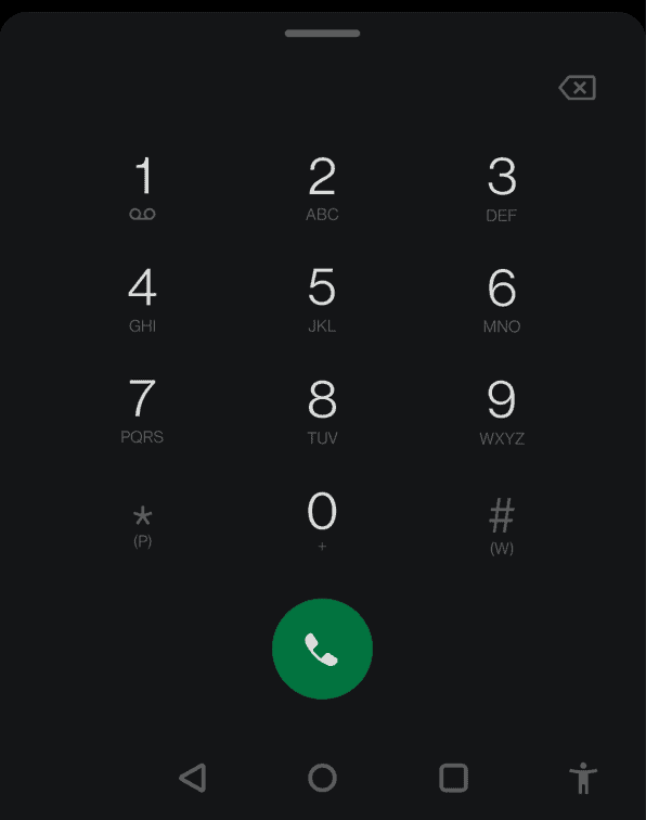 αριθμητικό πληκτρολόγιο 1 φωνητικό ταχυδρομείο android
