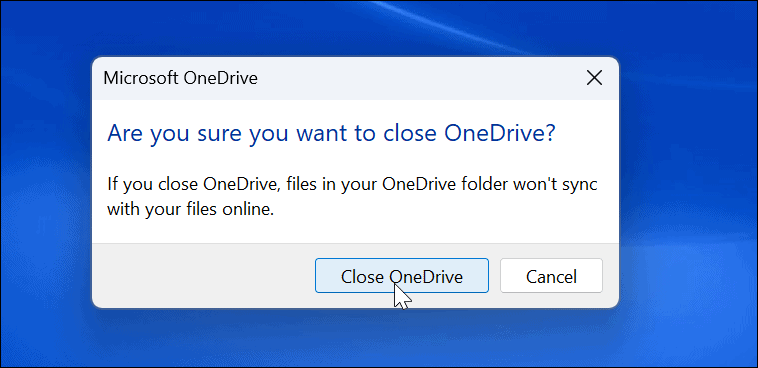 Διορθώστε το OneDrive που δεν συγχρονίζεται