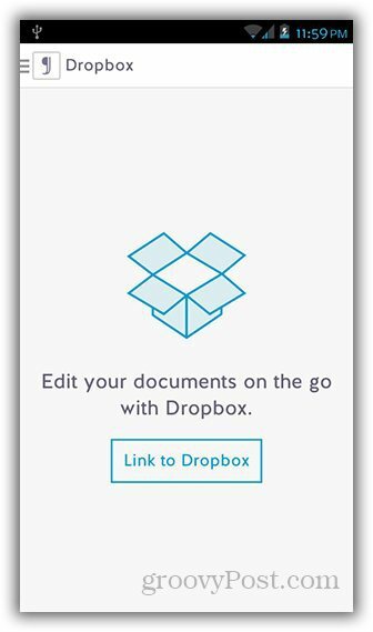 Δημιουργία και συγχρονισμός αρχείων κειμένου με Dropbox στο Android
