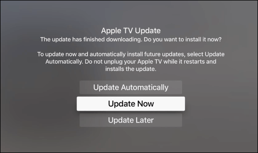4 Ενημερώσεις της Apple TV