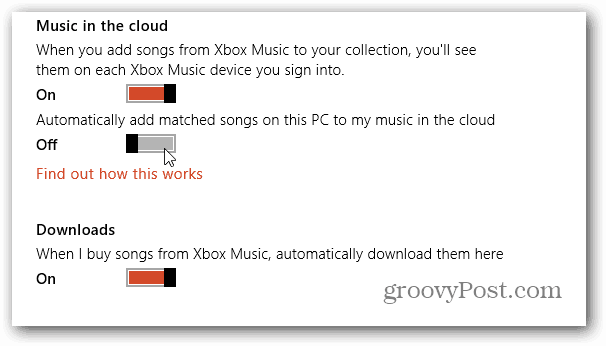 Μουσική στις προτιμήσεις σύννεφου