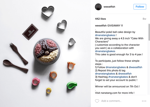 Το Foodie Instagrammer @weeatfish προώθησε το δώρο Nanatang Bakes.