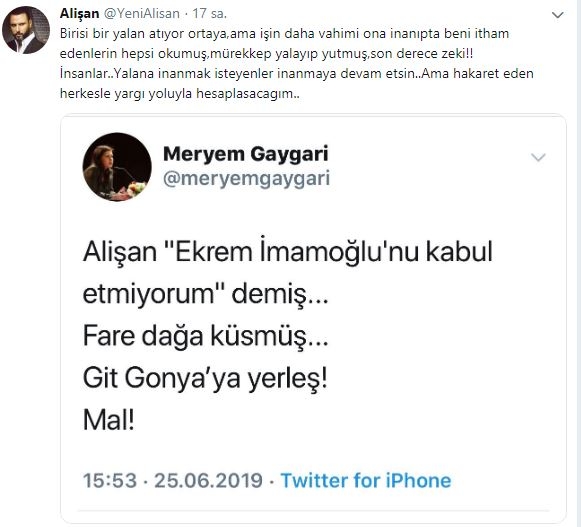 Ισχυρή αντίδραση από τον Alişan: Θα τα στείλω όλα στο δικαστικό σώμα