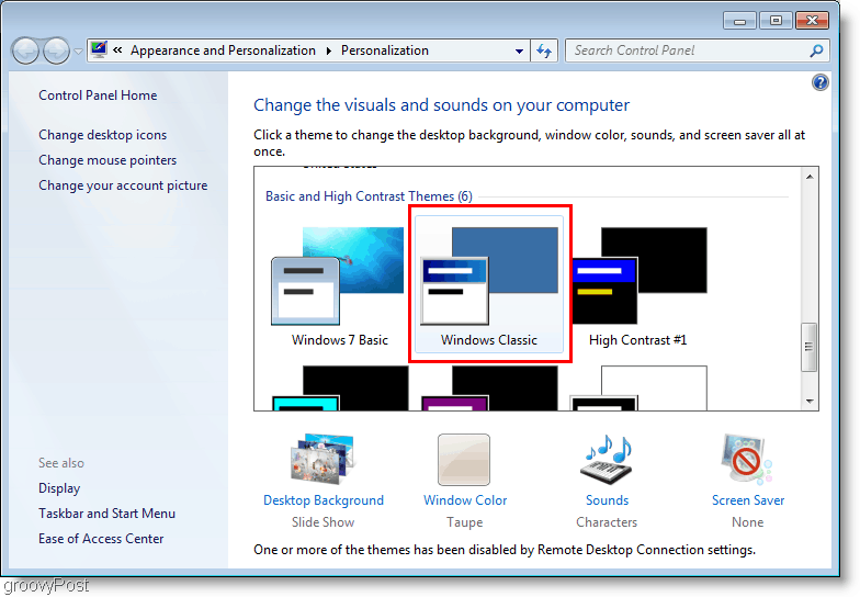 Windows 7 Αλλαγή θέματος σε κλασικό