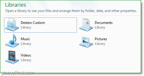 οι βιβλιοθήκες των Windows 7 είναι ιδανικές για την οργάνωση των φακέλων σας χωρίς να τις μετακινήσετε