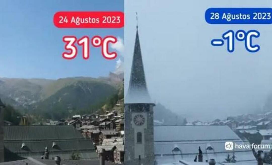 Απίστευτο γεγονός στην Ελβετία! Ο χειμώνας πέρασε πριν τελειώσει το καλοκαίρι