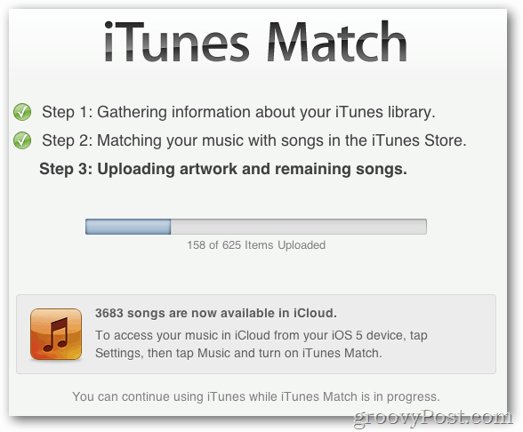 Το iTunes ταιριάζει με μια διαδικασία 3 βημάτων