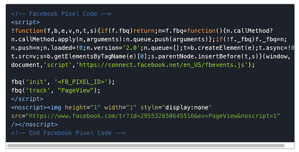 Το pixel αρχικοποίησης Facebook πρέπει να ενεργοποιηθεί πριν από οποιονδήποτε προσαρμοσμένο κωδικό.