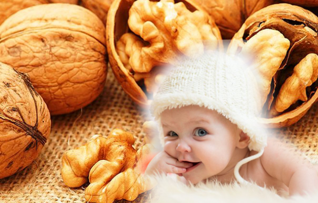 τα καρύδια ωφελούν τα μωρά