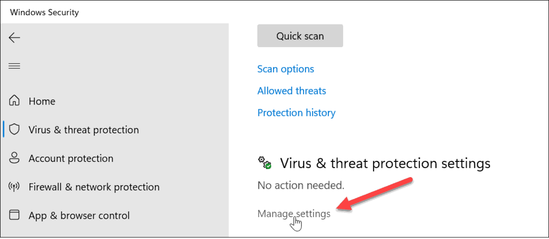Ενεργοποίηση ή απενεργοποίηση προστασίας από παραβίαση στα Windows 11
