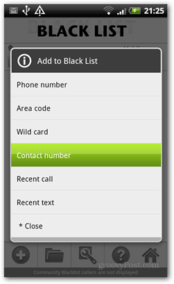 μαύρη λίστα ελέγχου κλήσης και προσθήκη του Android σε μαύρη λίστα