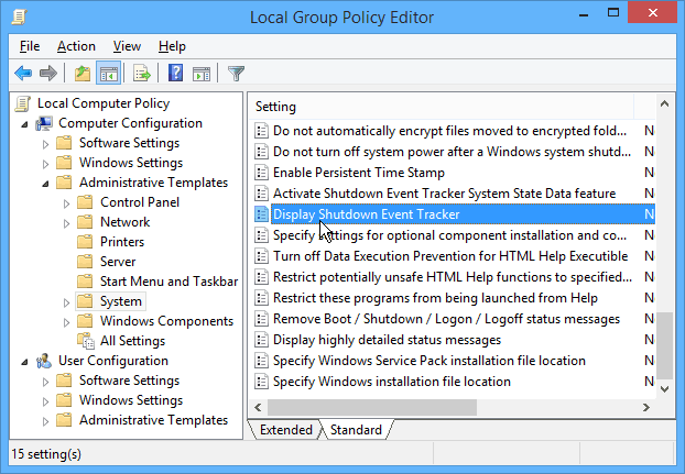 Επεξεργαστής πολιτικής ομάδας Windows