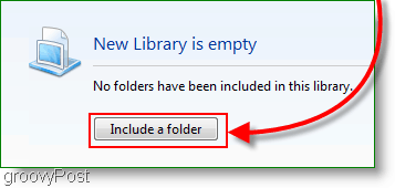 πώς να συμπεριλάβετε ένα νέο φάκελο σε μια νέα βιβλιοθήκη στα Windows 7