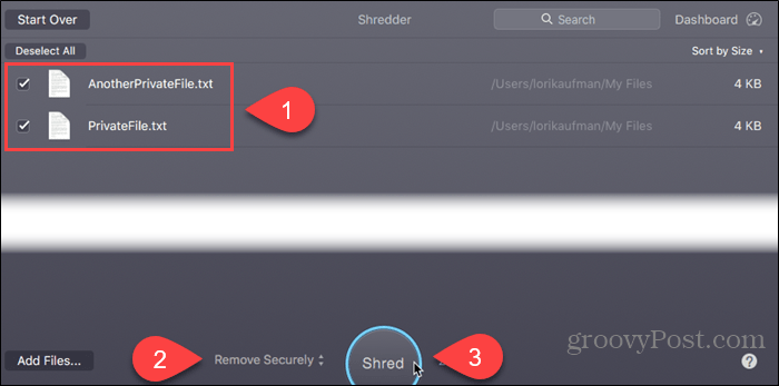 Επιλέξτε Κατάργηση Ασφαλούς και Κάντε κλικ στο Διαγραφή σε CleanMyMac 3