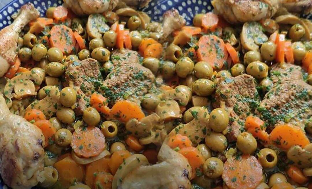 Πώς να φτιάξετε κοτόπουλο με ελιές; Η διάσημη συνταγή για πιάτο με ελιές κοτόπουλο στην Αλγερία!