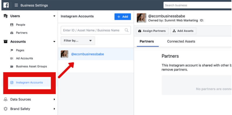 πώς να αφαιρέσετε τον λογαριασμό Instagram από το Facebook Business Manager