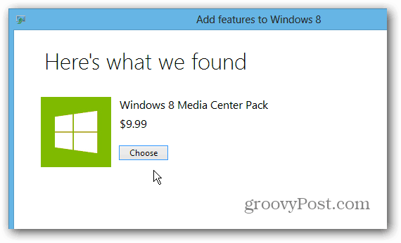 Πακέτο Media Center των Windows 8