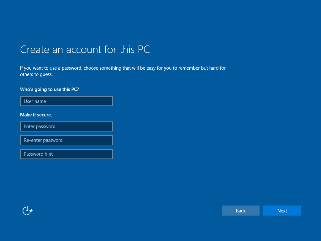 15 Νέα οθόνη λογαριασμού Windows 10 Καθαρή εγκατάσταση