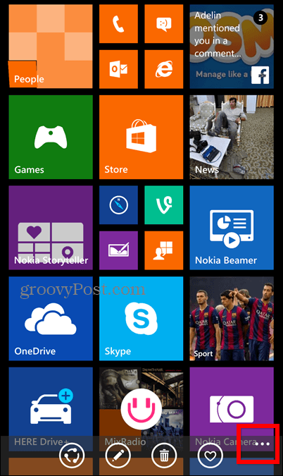 Windows Phone 8.1 οθόνη κλειδώματος οθόνης