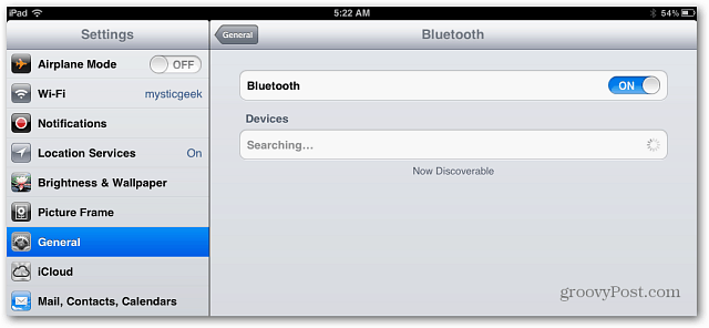 Συνδέστε ένα πληκτρολόγιο Bluetooth στο iPad