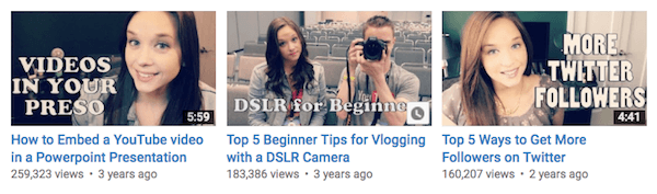 Δημιουργήστε πολύτιμο περιεχόμενο για τα vlog σας και, στη συνέχεια, χρησιμοποιήστε τα για να δείξετε την εμπειρία σας.