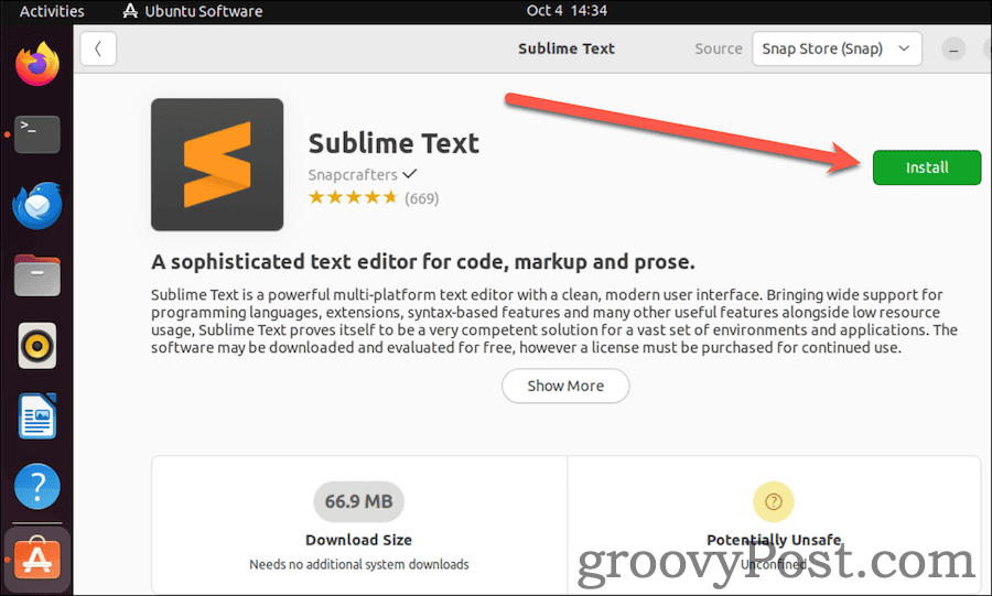 Εγκαταστήστε το Sublime Text στο Ubuntu