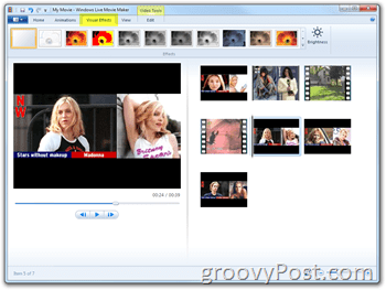 Το Microsoft Windows Live Movie Maker - Πώς να κάνετε την Αρχική Ταινίες Madonna
