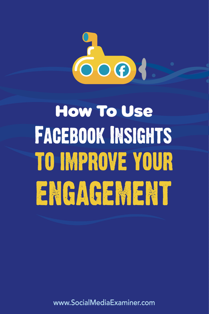 Πώς να χρησιμοποιήσετε το Facebook Insights για να βελτιώσετε την αφοσίωσή σας: Social Media Examiner