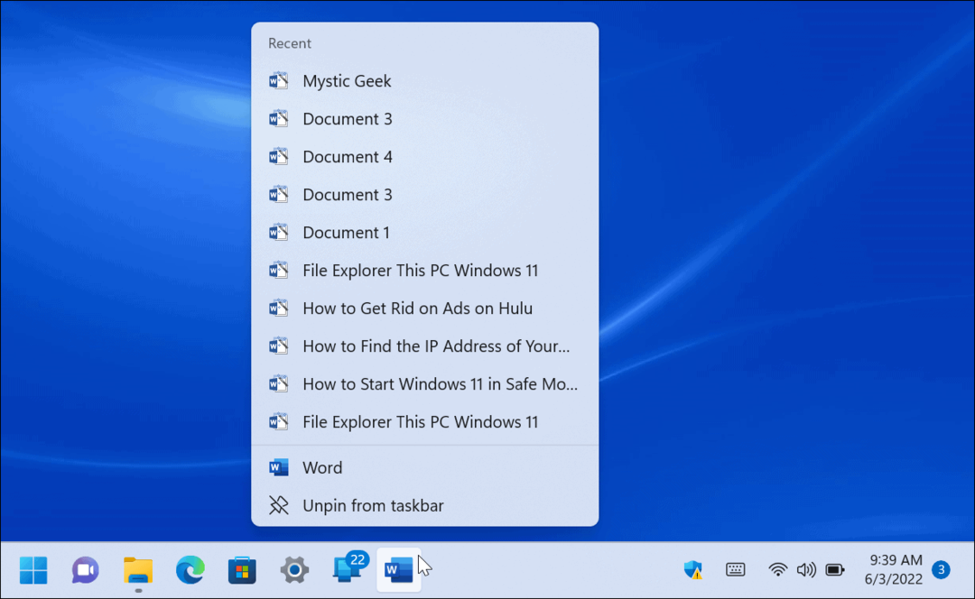 Μετάβαση σε λίστες στα Windows 11
