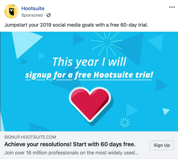 Τεχνικές διαφήμισης Facebook που παρέχουν αποτελέσματα, για παράδειγμα από το Hootsuite που προσφέρει δωρεάν δοκιμή