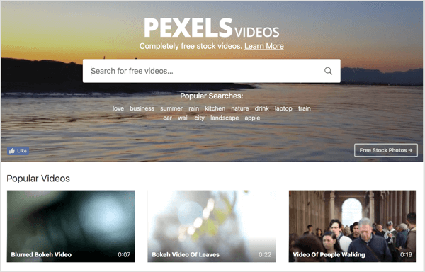 Η Pexels προσφέρει δωρεάν βίντεο μετοχών που μπορείτε να χρησιμοποιήσετε στις διαφημίσεις βίντεο στο LinkedIn.