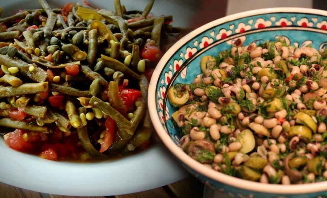 Πώς να φτιάξετε σαλάτα cowpea, φρέσκια και στεγνή; Διαφορετικές συνταγές σαλάτας με μαυρομάτικα...